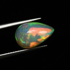 3.12 Ct Tremendous Pear 13 x 8.5 MM 100% Natural Multi Colors Play Welo Opal
