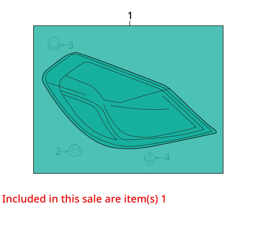 Lanterna traseira esquerda do motorista quarto de painel montado se encaixa 12-19 BMW 640i 744044 - Imagem 3 de 4