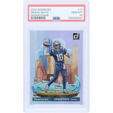 NFL Repacks: 2024 Drake Maye Downtown PSA 10 ...