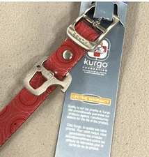 KURGO Dog Waterproof Odorless Muck Collar Red Small Bottle Opener NWT