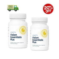 Unicity Vision Essentials Plus, 2 Bottles | Eye Health with Vitamins & Bilberry