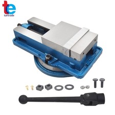 6 Inch Lockdown Vise With 360  Swiveling Base Bench Vise Milling Machine Vise