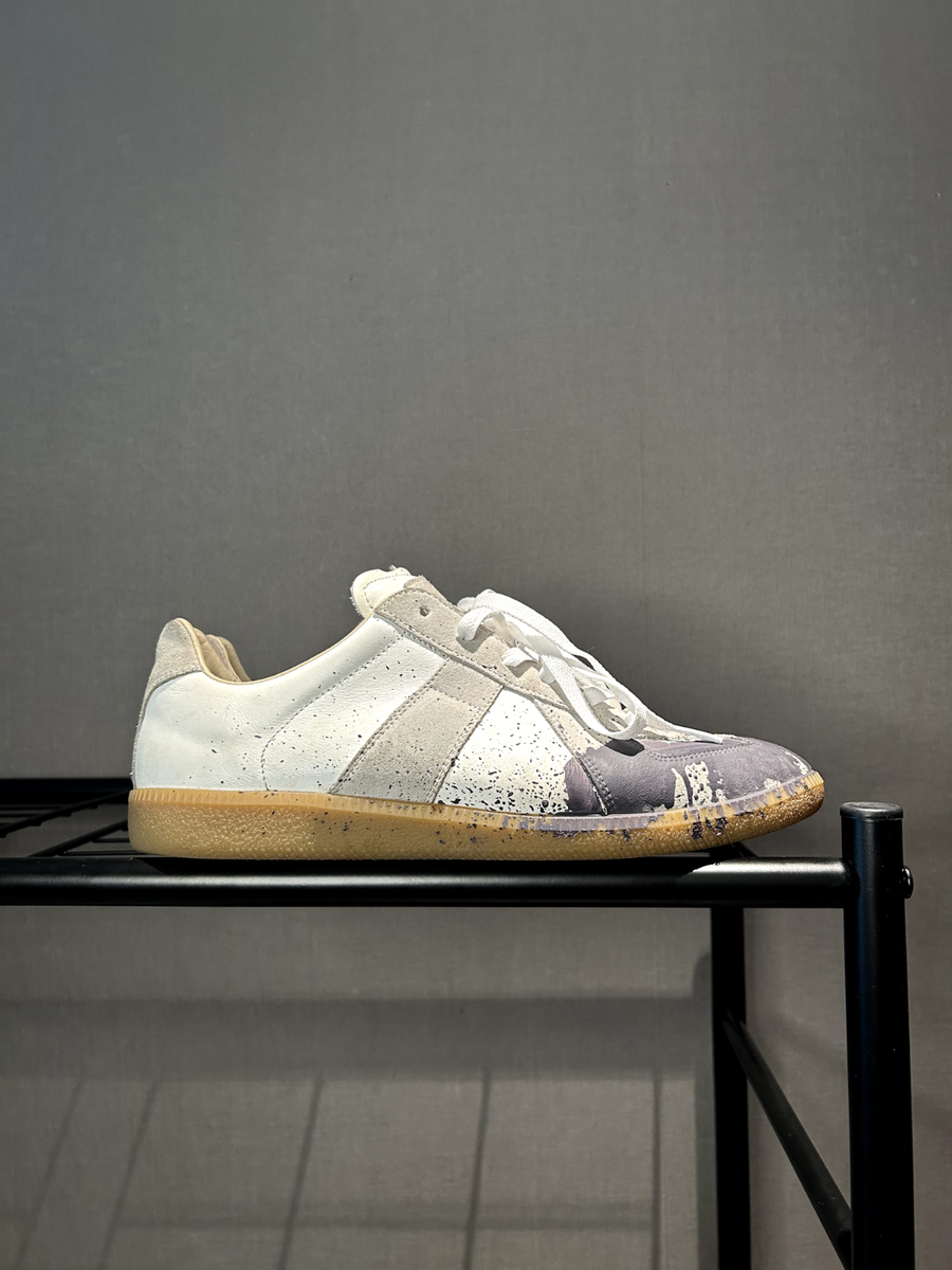 Maison Margiela Replica GAT Navy Paint Splatter Size 43 (US 10) 9