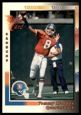 1992 Wild Card #354 Tommy Maddox RC Rookie Denver Broncos Football Card EX MT. rookie card picture