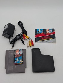 Nintendo NES Action Set Console w/ Box & Styrofoam &ndash; Tested &ndash; Mario/Duck Hunt