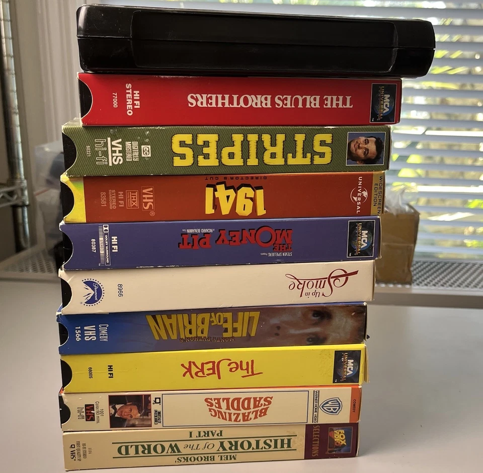 Cult Comedy Classic VHS Lot The Jerk Mel Brooks Up in Smoke Life of Brian 70/80s - Image 4 of 4