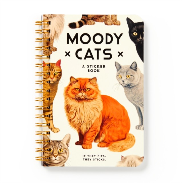 MOODY CATS STICKER BOOK by Galison (PB 2024) - Image 5