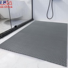 Extra Large Non-Slip Shower Mat Quick Dry Exfoliating Bath Mat Safe Kids New