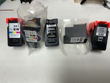 8 Used Canon 240XL/241XL Ink Cartridges