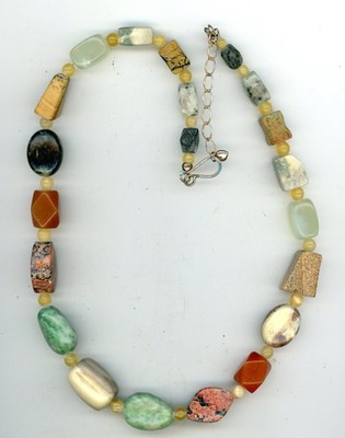 NEW Mine Finds Jay King DTR 925 Sterling Multicolored Gemstone Necklace 24''