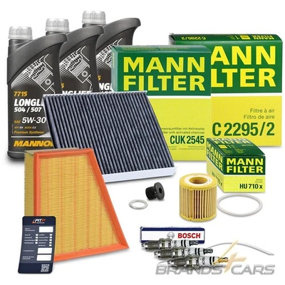 MANN INSPEKTIONSPAKET FÜR SEAT IBIZA SKODA FABIA ROOMSTER VW FOX POLO 9N 6R 1.2 - Bild 1 von 4