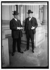 Senator Borah & Harrison,10/24/21,American Politicians,October 1921,1