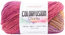 Premier Colorfusion Chunky Yarn-Autumn Sky - 3 Pack