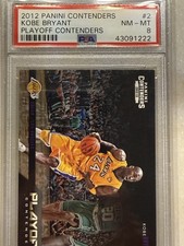 2012-13 Panini Contenders Playoff Contenders Kobe Bryant #2 PSA 8 POP 4