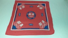 Levi Strauss 1984 USA Olympics Red Bandana Handkerchief