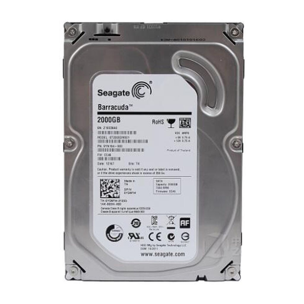 Seagate Barracuda 2TB ST2000DM001 7200RPM 6Gb/s SATA HDD Hard