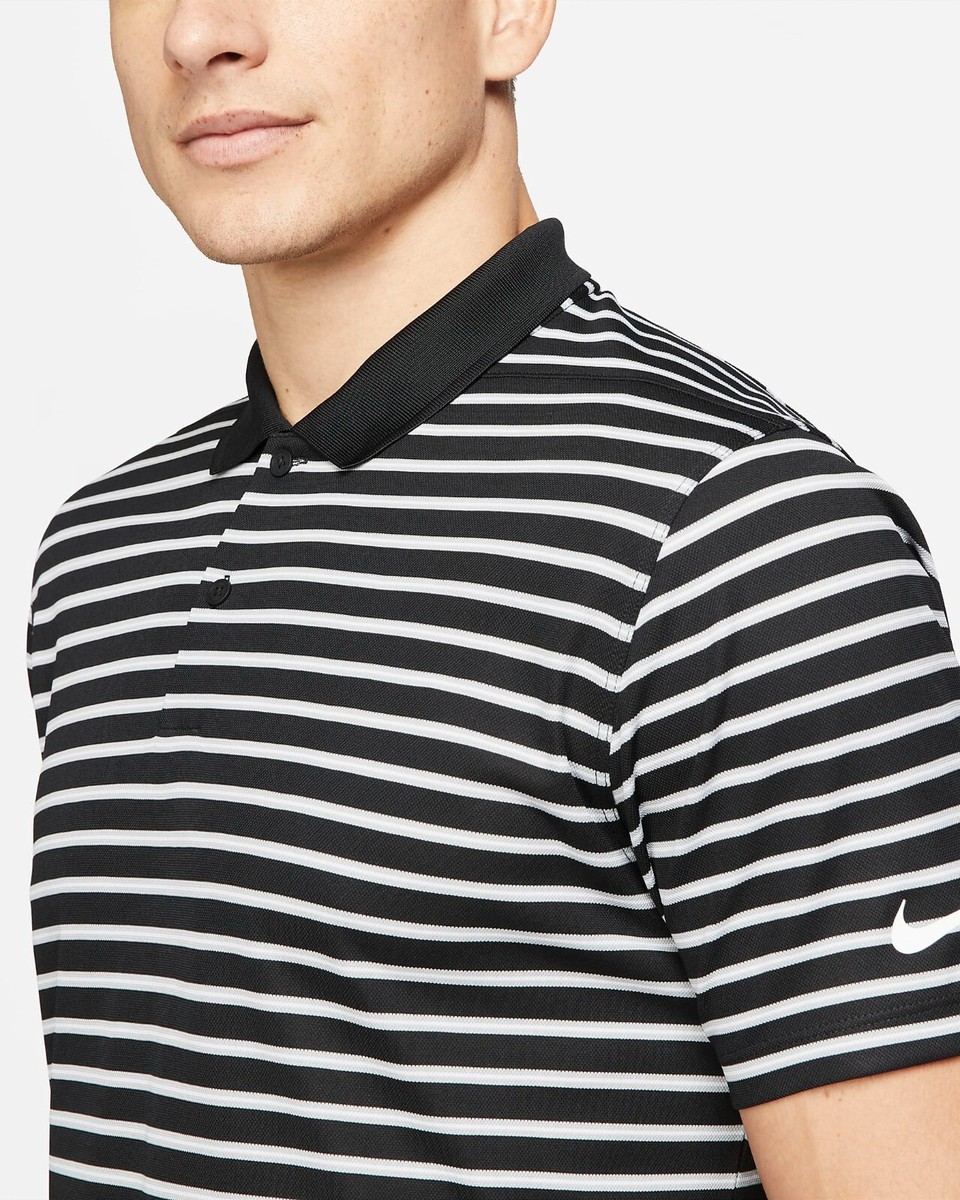 nike dri fit victory stripe polo