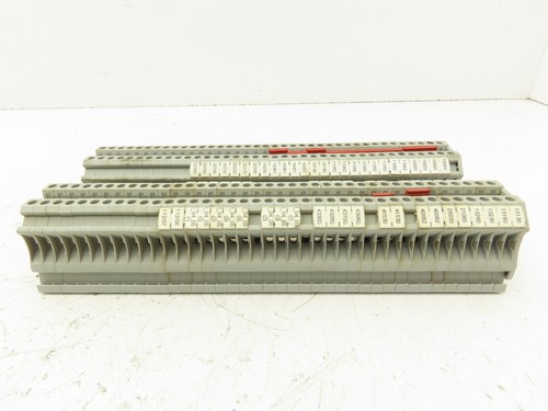 Phoenix Contact UT4 Terminal Block DIN Rail 600V 26-10AWG Lot of 153 - Picture 4 of 10