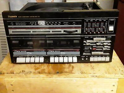Vintage Fisher Audio Component System Mc 713 Turn Table Radio Dual Cassette Ebay Vintage Fisher Audio Component System Mc 713 Turn Table Radio Dual Cassette Ebay
