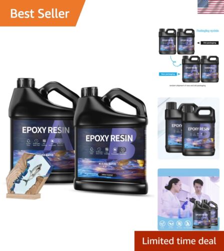 1000g AB Epoxy Resin Glue High Clarity Fast Drying Adhesive High Hardness DI...