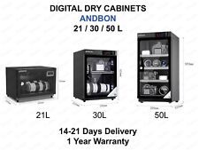 DRY CABINET ANDBON 21L, 30L, 50L camera lens electronic Storage box Dehumidifier