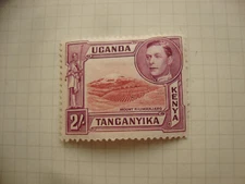 KUT 1938-54 GVI  2/- SG 145 A 146B     MM.