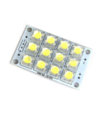Pannello LED Adesivo Piastra Striscia Luce A 24 Led 12V Auto Tuning