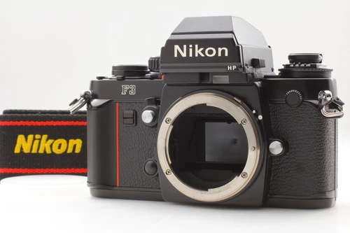[MINT w/ Strap] Nikon F3HP F3 HP SLR 35mm Film Camera Black Body From JAPAN