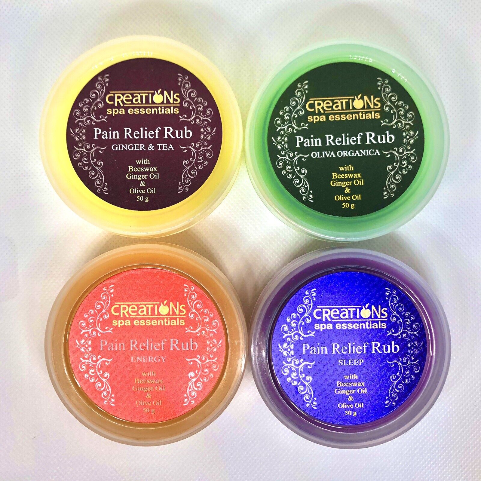 💛💚🧡💜 CREATIONS Spa Essentials PAIN RELIEF Rub