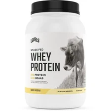 Grass Fed Whey Protein Powder, No Artificials, 24G of Protein, Vanilla Bean, 2L