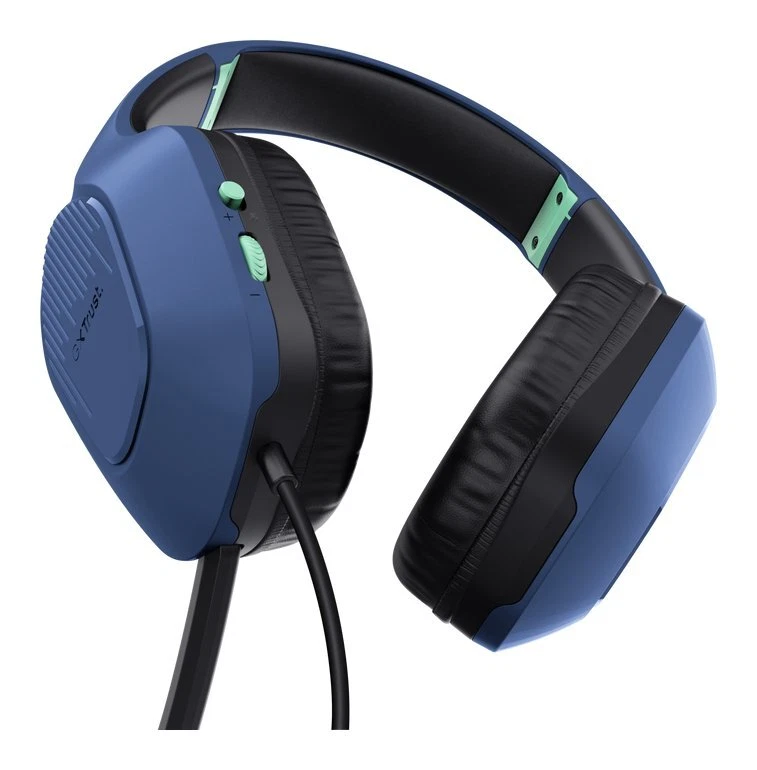 Trust Cuffie gaming GXT 415B Zirox Blue 24991 - Immagine 3 di 4