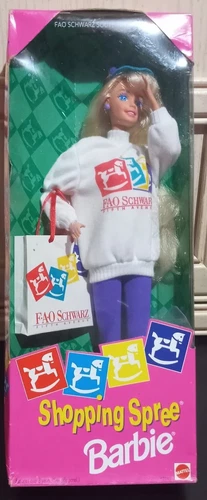 Shopping Spree Barbie Doll FAO Schwartz Souvenir Edition Mattel 1994 NRFB - Picture 2 of 7