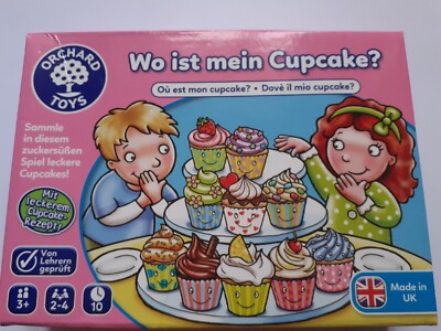 Orchard Toys  Wo ist mein Cupcake ?  deutsche Version Alter 3+ Spieler 2-4