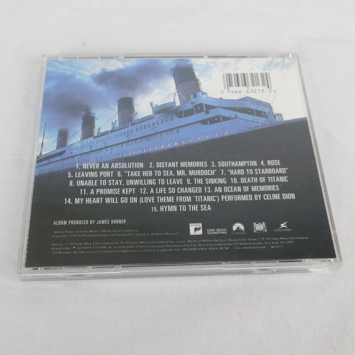 Titanic Music From The Motion Picture CD 1997 Sony Classical James