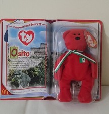 Osito the Bear McDonalds TY International Bears II Teenie Beanie Baby 2000