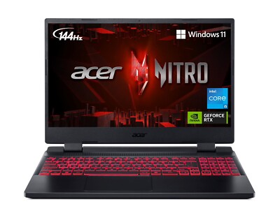 Acer Nitro 5 Gaming Laptop Intel Core i7 RTX 3050 Ti GPU 15.6  AN515-57-79TD