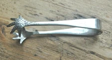 Antique Vintage Silver Plate EPNS Claw Sugar Tongs