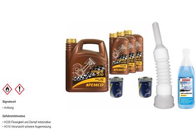 7L PEMCO iDRIVE 370 0W-40 Motoröl API SN ACEA A3/B4 inkl Additiv Auslaufschlauch