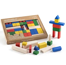 Modernist Bauhaus Stacking Blocks Set Josef Albers Max Bill Eames Hartwig