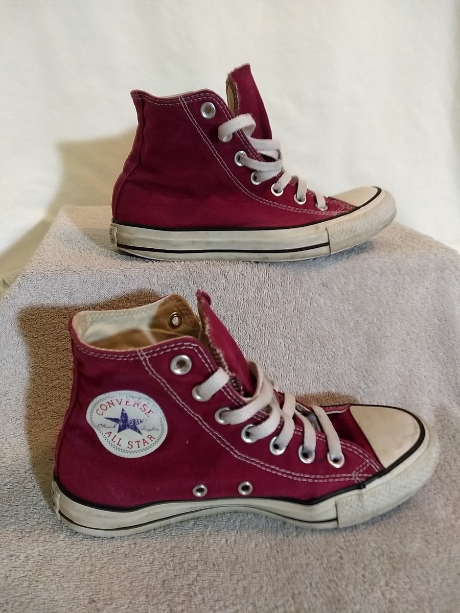 ⭐️chata⭐️ Converse Unisex CTAS Red High Top Sneakers, Size: 4.5 / 6.5 #ZZ8+7
