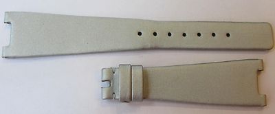 ORIGINAL OMEGA CONSTELLATION LADY QUADRA STRAP SILVER GRAY 19MM
