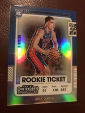 2021-22 Basketball Luka Garza Rookie Ticket Variation Silver #138 RC PISTONS