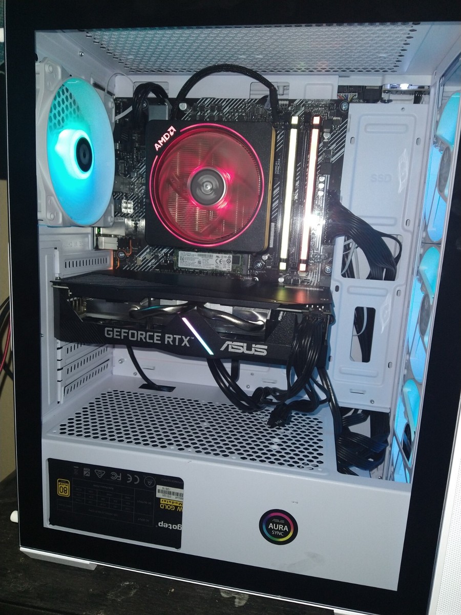 custom gaming pc desktop Ryzen 7 2700x Rtx 2060 6GB SSD + 1TB HDD