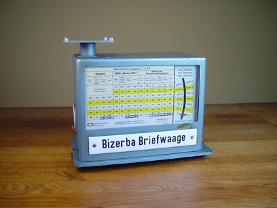 Briefwaage Waage BIZERBA ...  DDR OST BERLIN DEUTSCHE POST