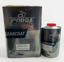 HIGH GLOSS & SOLIDS PROFESSIONAL CLEAR COAT GALLON WITH MEDIUM ACTIVATOR 4:1