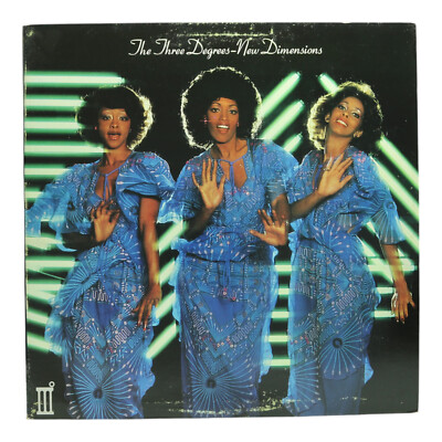 The Three Degrees New Dimensions LP Ariola SW-50044 VG+ Gatefold 1978 Moroder