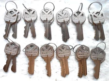 12 Pair 24 keys Kwikset  KW1 Original Factory Precut Keys   Locksmith