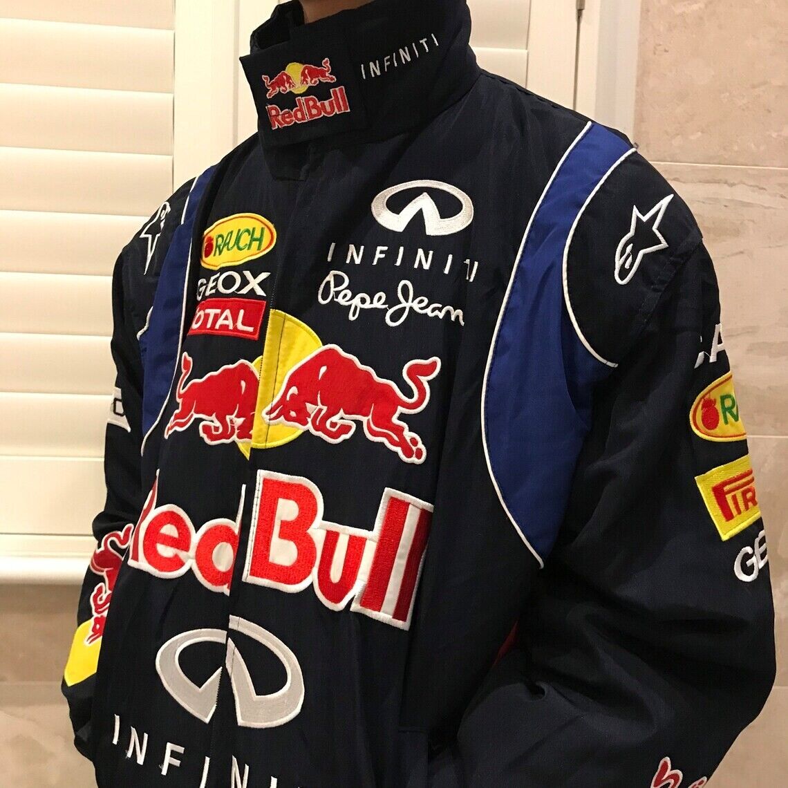 Vintage Red Bull Infiniti F1 Nascar Embroidered Blue Racing Vintage Red Bull Infiniti F1 Nascar Embroidered Blue Racing