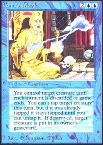 1x] Control Magic - Played, English - Alpha MTG Magic | eBay