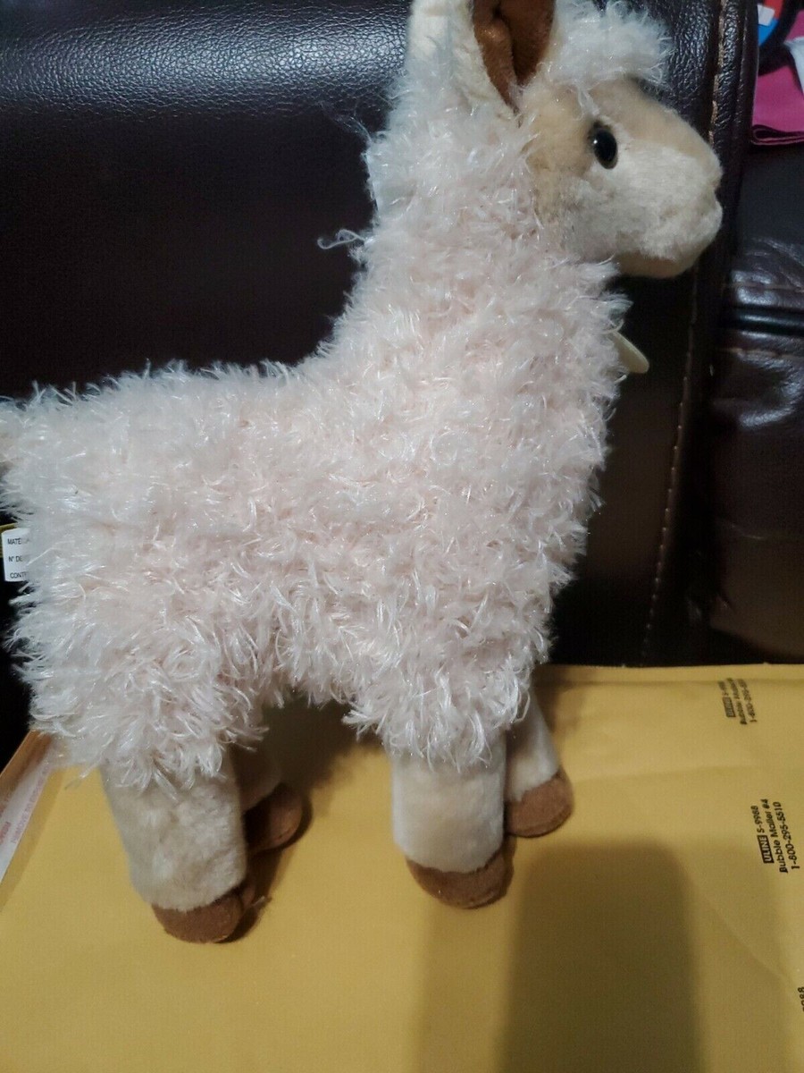Dan Dee Collectors Choice Rainbow Llama Plush Toy Fluffy Hair 12